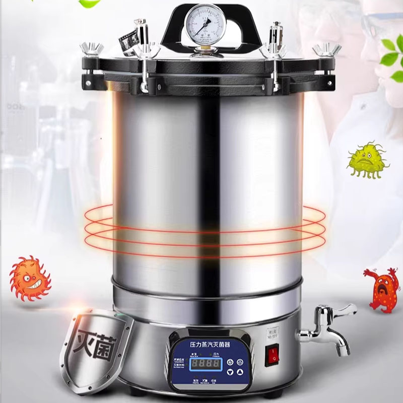 Medical Lab Usa - Esterilizador Portátil de Alta Presión de