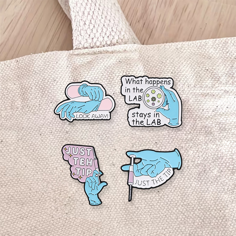 Medical Lab Humor - Pin de esmalte con cita divertida