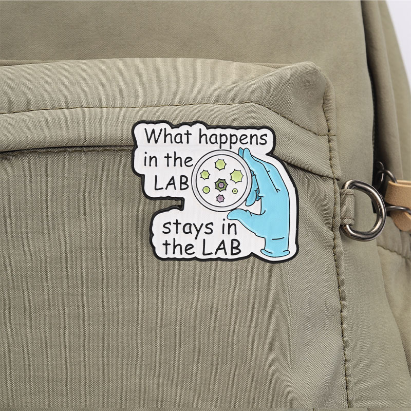 Pins de esmalte con temática d - Medical Lab Humor reseña y precio
