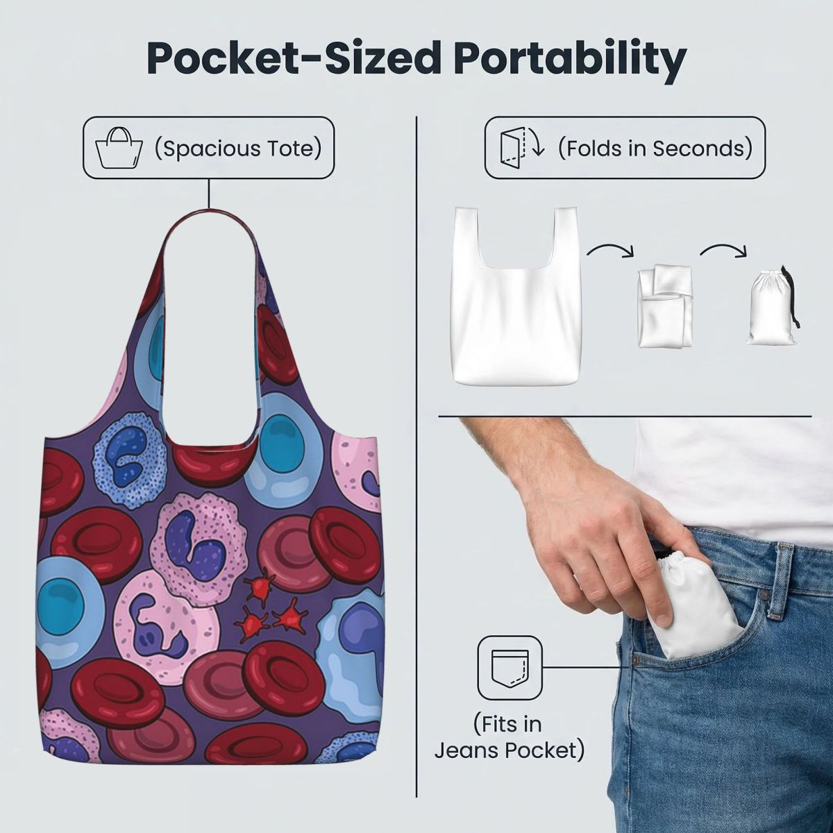 Bolso de compras con diseño de - Medical Laboratory Scientist reseña y precio