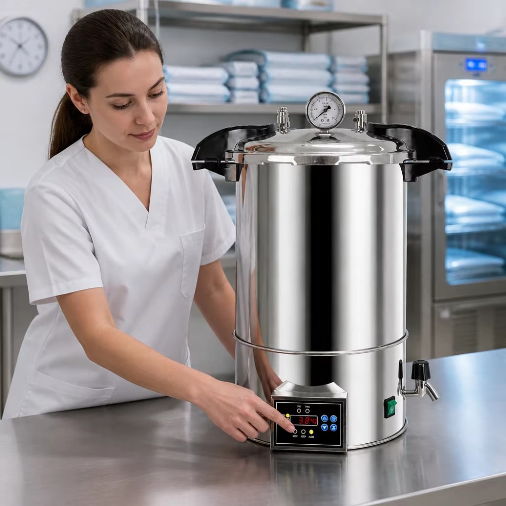 Esterilizador a Vapor Digital  - Medical Lab Usa reseña y precio